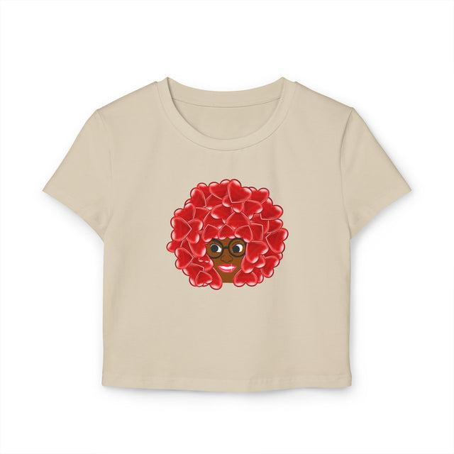 Chocolate RedHead - Baby Tee Hearts
