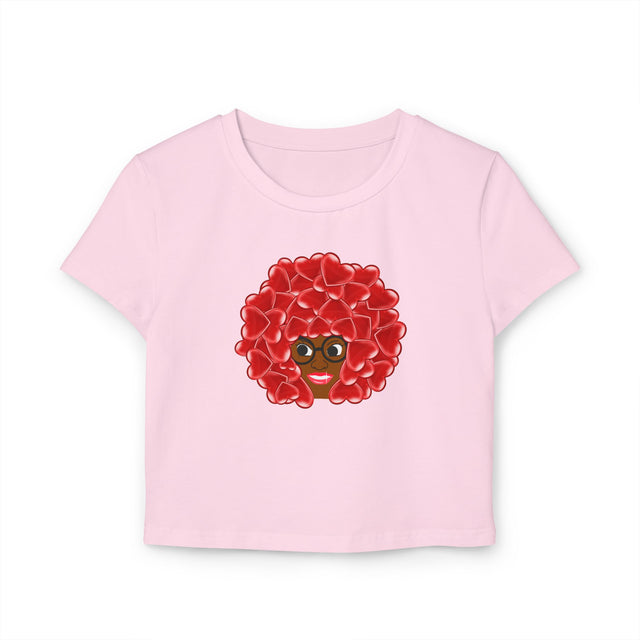 Chocolate RedHead - Baby Tee Hearts