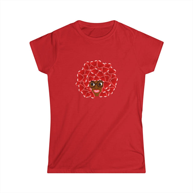 Chocolate RedHead - Lady Tee Hearts