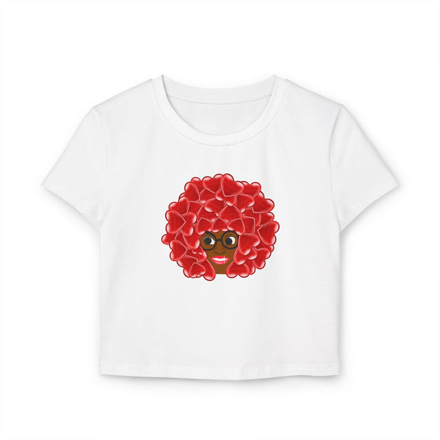 Chocolate RedHead - Baby Tee Hearts