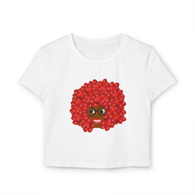 Chocolate Redhead - Baby Tee Strawberries