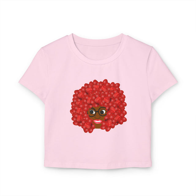 Chocolate Redhead - Baby Tee Strawberries